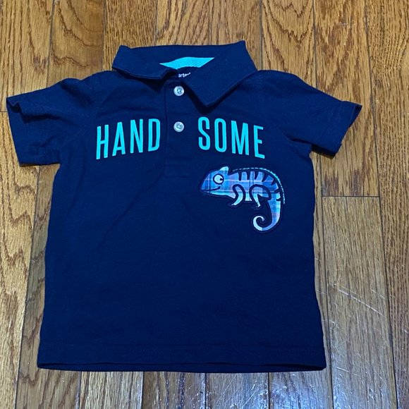 Carter's Baby Polo Shirt Size 18 Months (PRE-LOVED) - Picture 1 of 5
